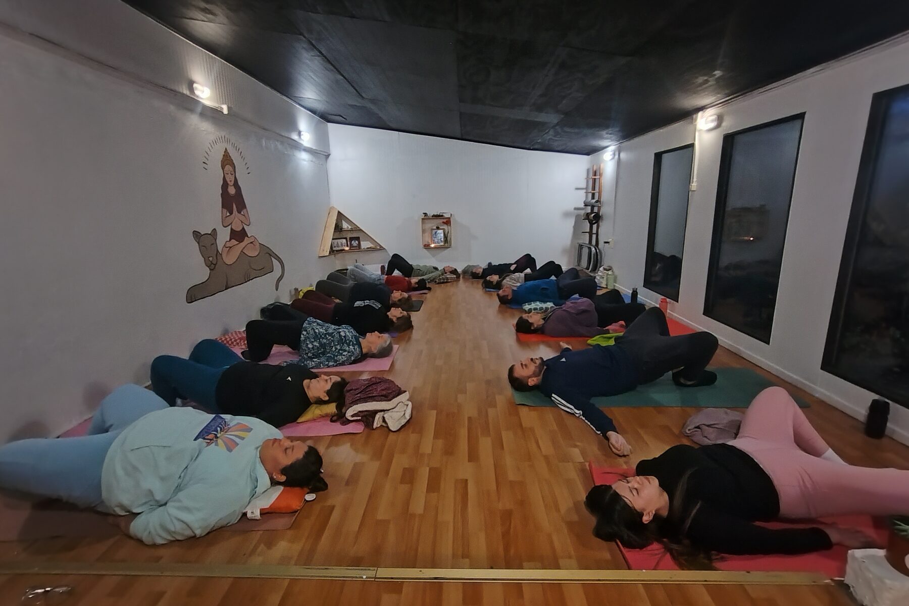 Círculo de descanso al cierre de una Noche Telúrica